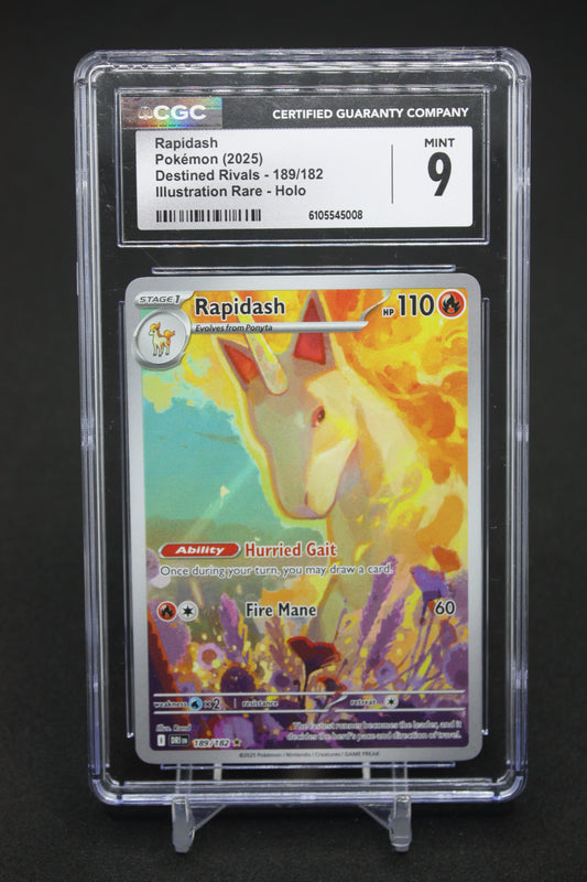 Rapidash (189/182) - Destined Rivals - CGC 9