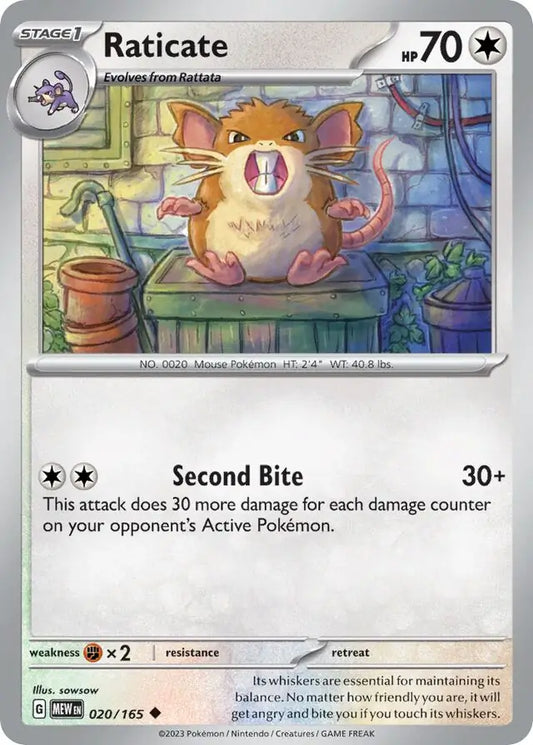Raticate (020/165) - 151