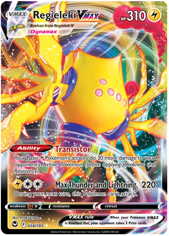 Regieleki VMAX (058/195) - Silver Tempest