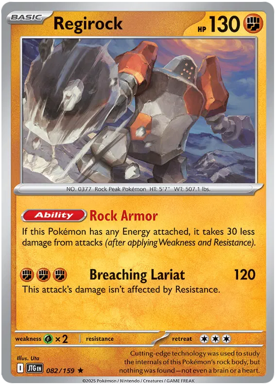 Regirock Holo (082/159) - Journey Together
