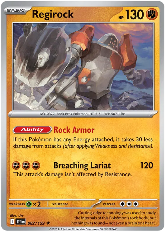 Regirock Holo (082/159) - Journey Together
