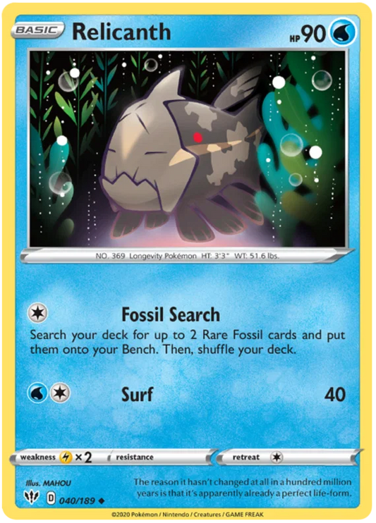 Relicanth (040/189) - Darkness Ablaze