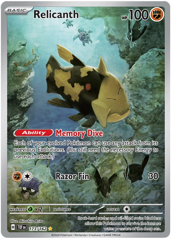 Relicanth (173/162) Illustration Rare - Temporal Forces