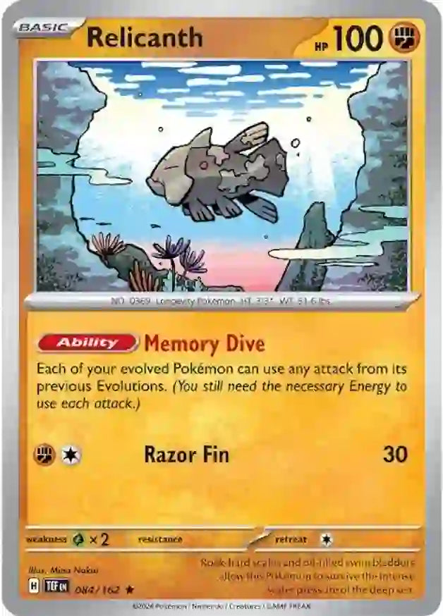 Relicanth Holo (084/162) - Temporal Forces