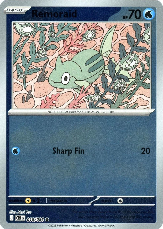 Remoraid Reverse Holo (016/086) - Chaos Rising