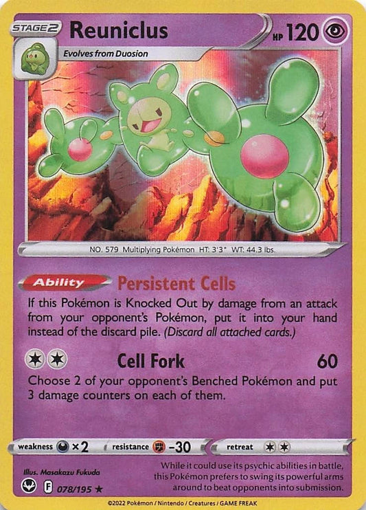 Reuniclus Holo (078/195) - Silver Tempest