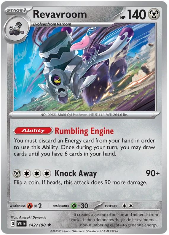 Revavroom Holo (142/198) - Scarlet & Violet