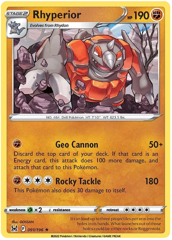 Rhyperior (091/196) - Lost Origin