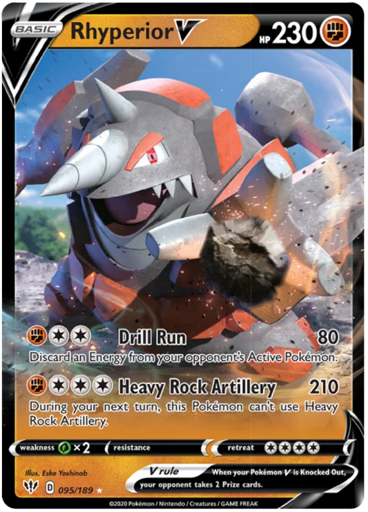 Rhyperior V (095/189) - Darkness Ablaze
