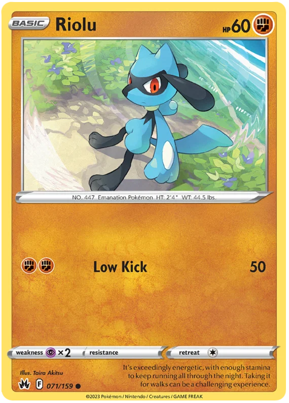 Riolu (071/159) - Crown Zenith