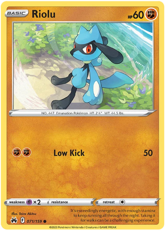 Riolu (071/159) - Crown Zenith