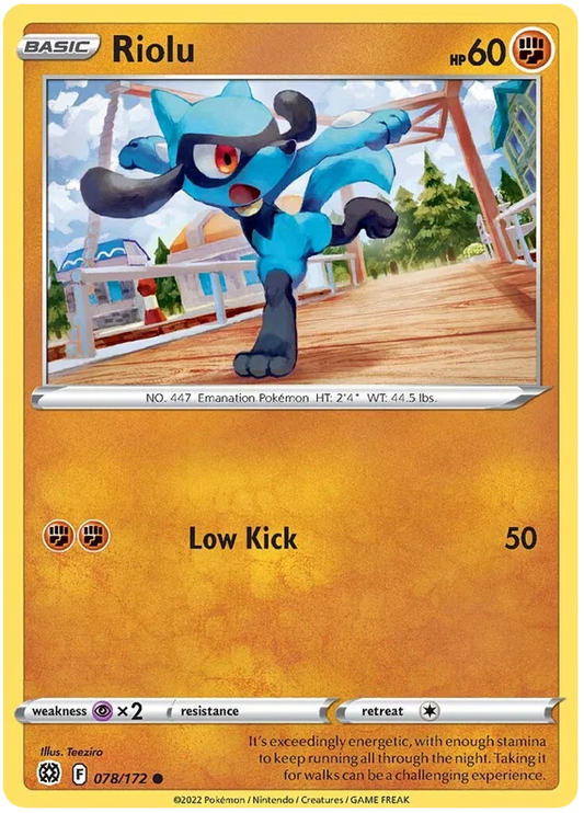 Riolu (078/172) - Brilliant Stars