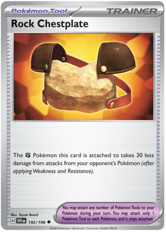 Rock Chestplate (192/198) - Scarlet & Violet