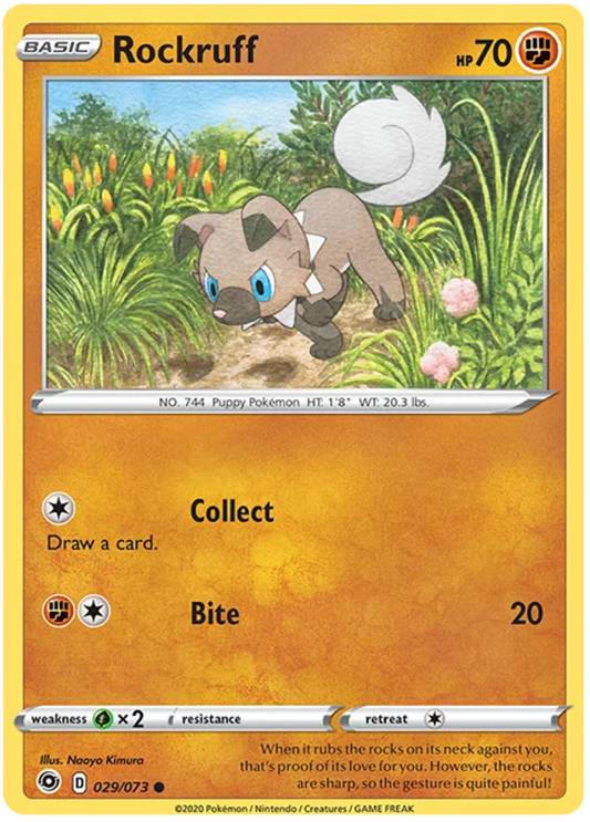 Rockruff (029/073) - Champion's Path
