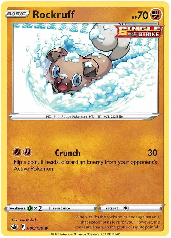Rockruff (086/198) - Chilling Reign