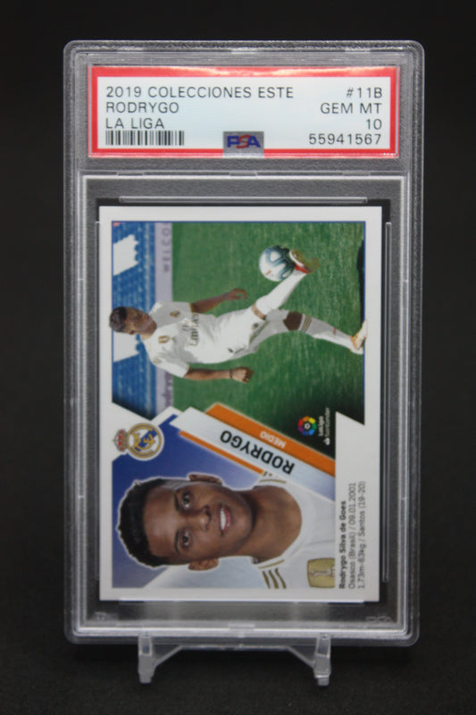 Rodrygo #11B - Panini Colecciones Este La Liga - PSA 10