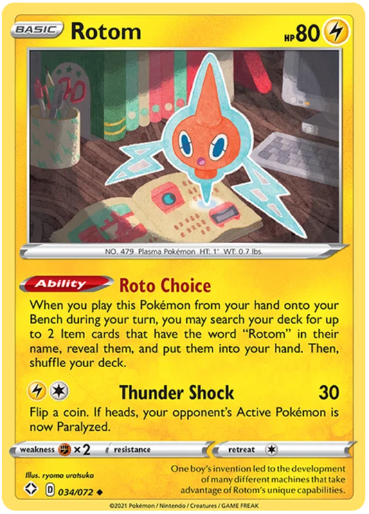 Rotom (034/072) - Shining Fates