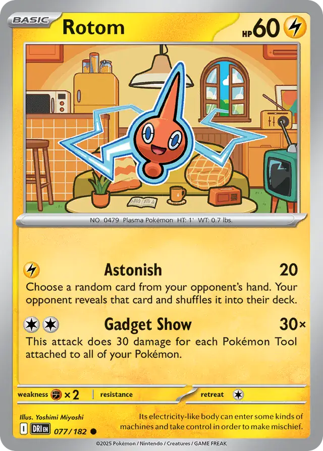 Rotom [Reverse Holo] (077/182) - Destined Rivals
