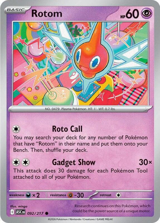 Rotom [Energy Reverse Holo] (092/217) - Ascended Heroes