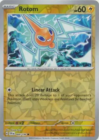 Rotom Reverse Holo (069/198) - Scarlet & Violet