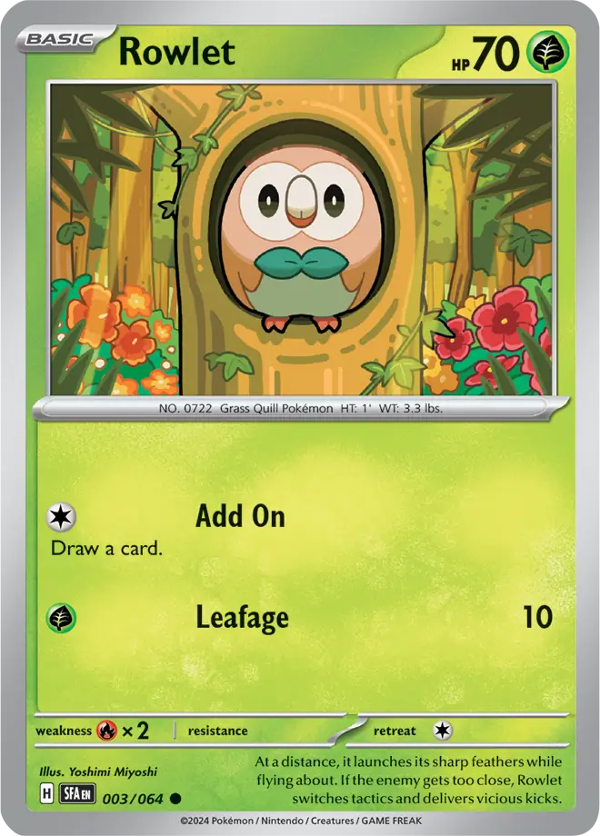 Rowlet (003/064) - Shrouded Fable