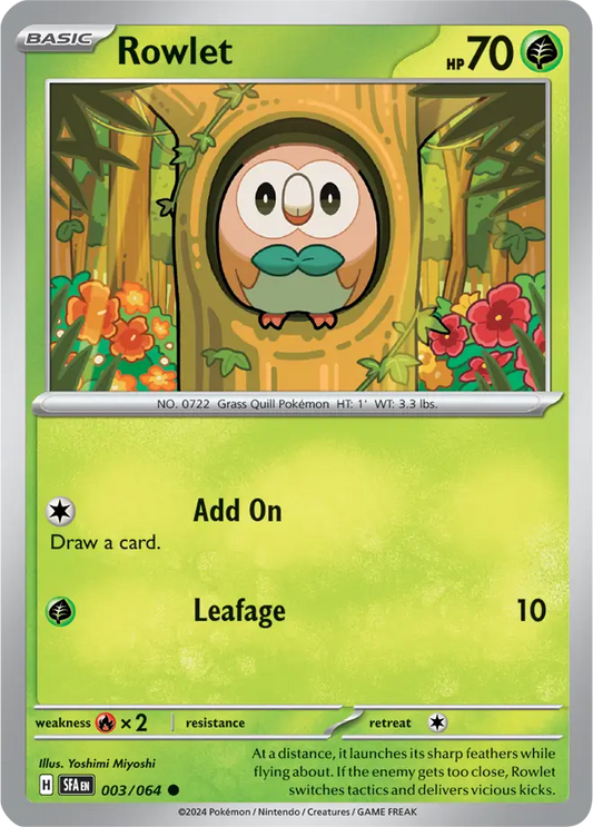 Rowlet (003/064) - Shrouded Fable