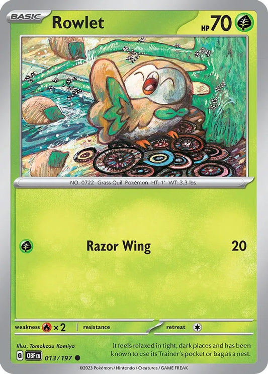 Rowlet (013/197) - Obsidian Flames