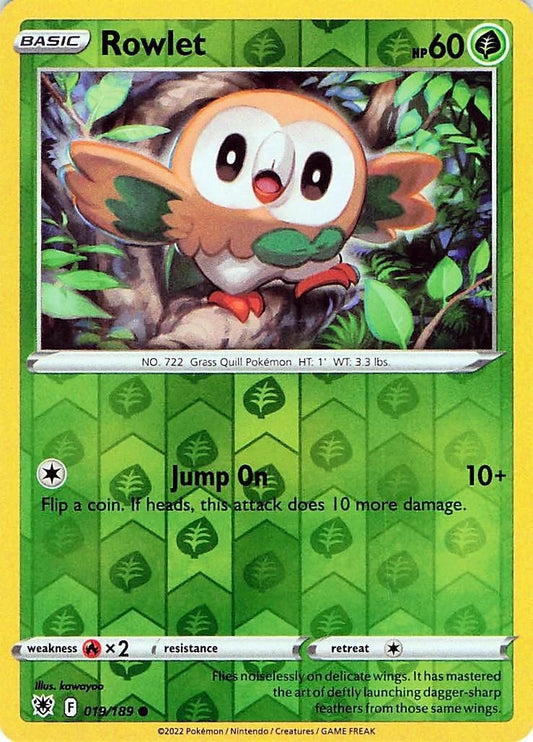 Rowlet Reverse Holo (019/189) - Astral Radiance