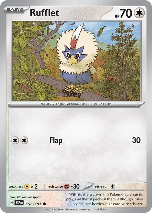 Rufflet (152/191) - Surging Sparks