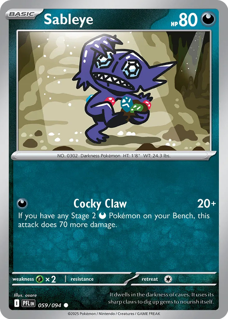 Sableye (059/094) - Phantasmal Flames