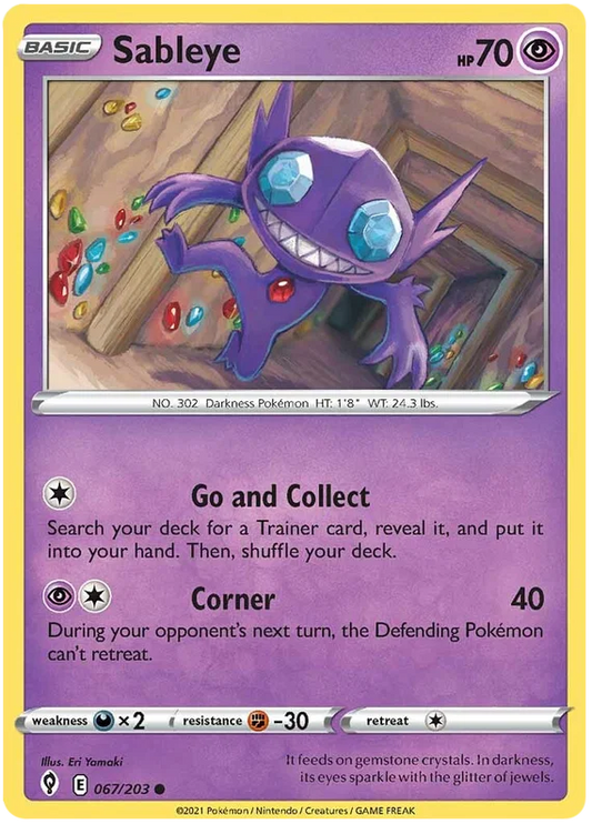 Sableye (067/203) - Evolving Skies