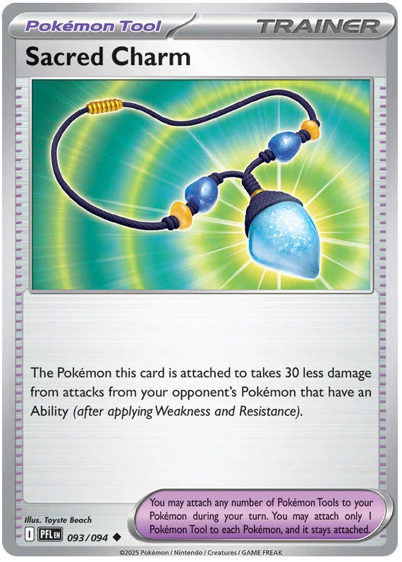 Sacred Charm [Reverse Holo] (093/094) - Phantasmal Flames