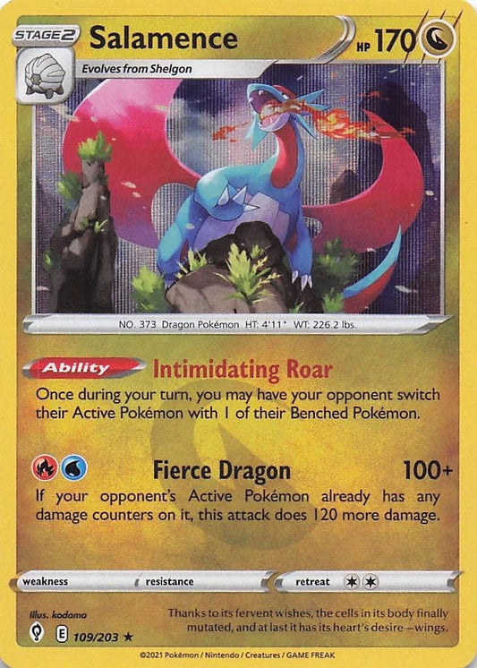Salamence Holo (109/203) - Evolving Skies