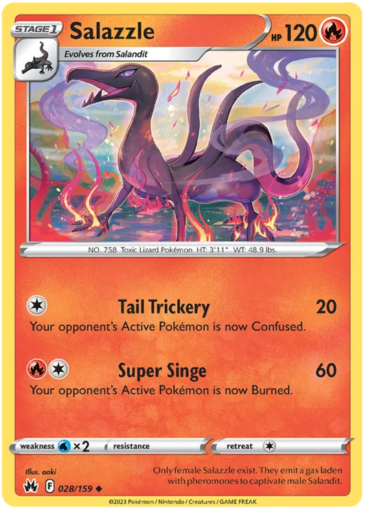 Salazzle (028/159) - Crown Zenith