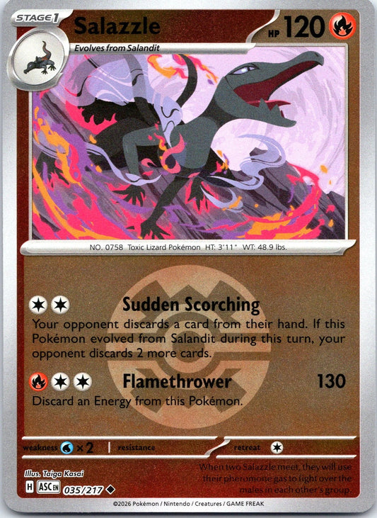 Salazzle Ball Reverse Holo (035/217) - Ascended Heroes