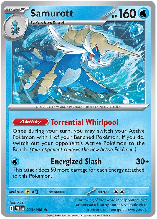 Samurott Holo (023/086) - White Flare