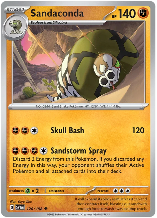 Sandaconda (120/198) - Scarlet & Violet