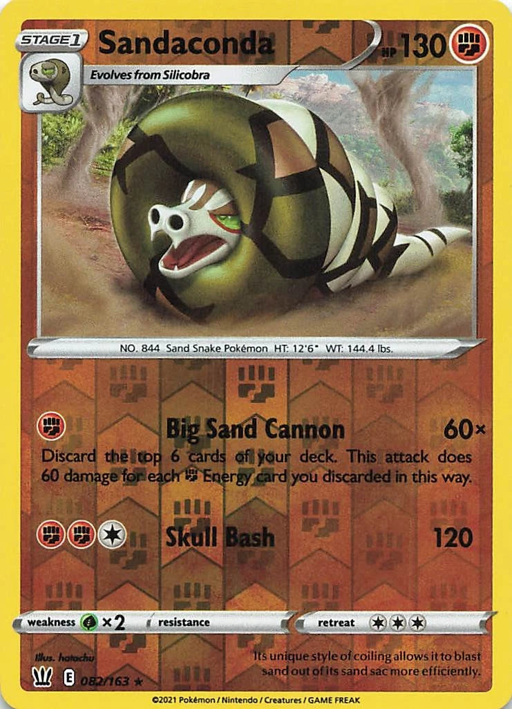 Sandaconda Reverse Holo (082/163) - Battle Styles