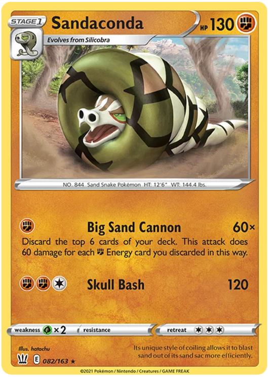 Sandaconda [Reverse Holo] (082/163) - Battle Styles