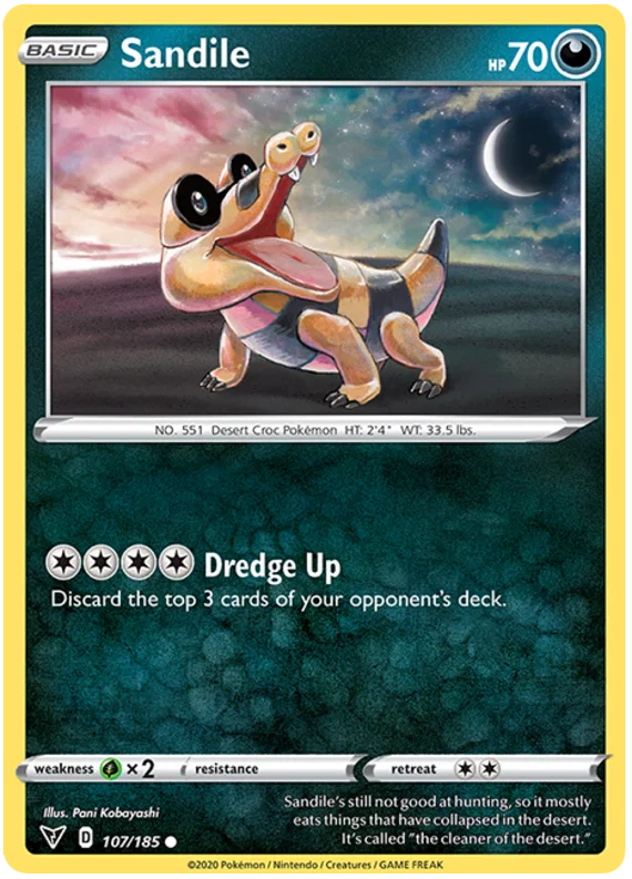Sandile (107/185) - Vivid Voltage
