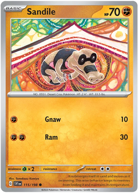 Sandile (115/198) - Scarlet & Violet