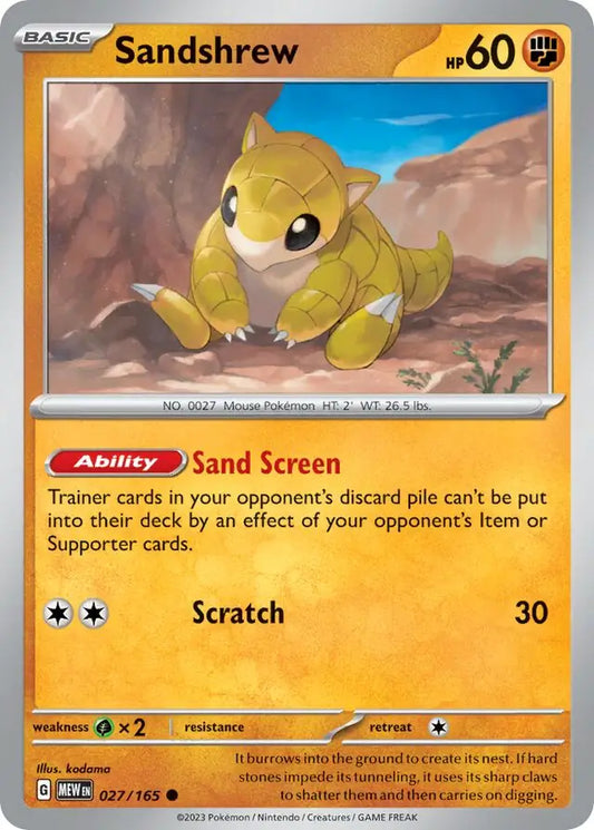 Sandshrew (027/165) - 151
