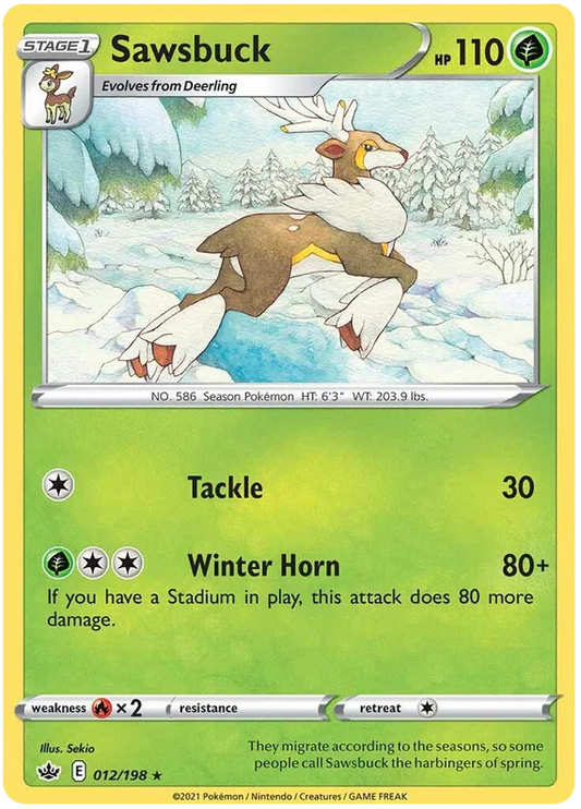 Sawsbuck (012/198) - Chilling Reign