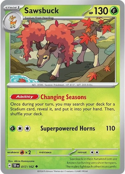 Sawsbuck (017/162) - Temporal Forces