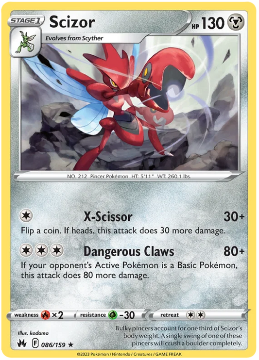 Scizor (086/159) - Crown Zenith