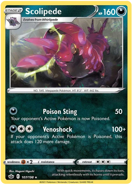 Scolipede (107/198) - Chilling Reign
