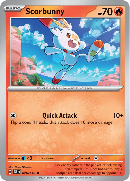 Scorbunny (026/142) - Stellar Crown