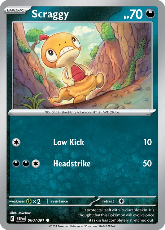 Scraggy (060/091) - Paldean Fates