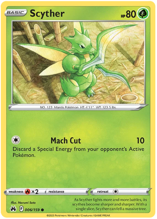Scyther (006/159) - Crown Zenith