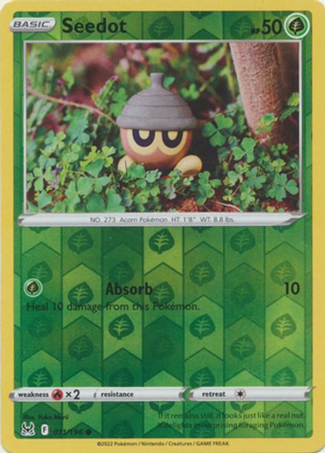 Seedot Reverse Holo (011/196) - Lost Origin